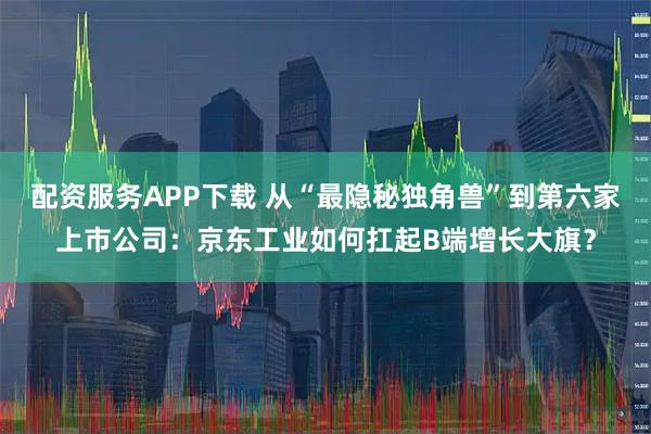 配资服务APP下载 从“最隐秘独角兽”到第六家上市公司：京东工业如何扛起B端增长大旗？